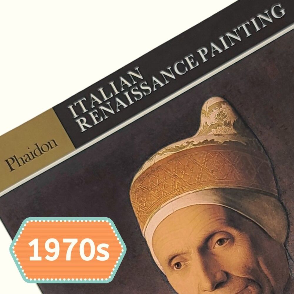 Vintage 1976 PHAIDON Italian Renaissance Painting Color Plate Art Book